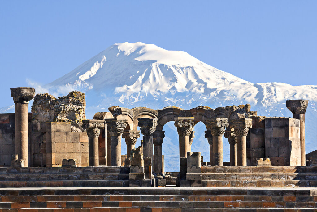 Remains of Zvartnots Temple